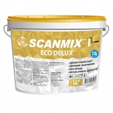 Фарба інтер'єрна дисперсійна Scanmix Eco Deluxe Фарба інтер'єрна дисперсійна Scanmix Eco Deluxe