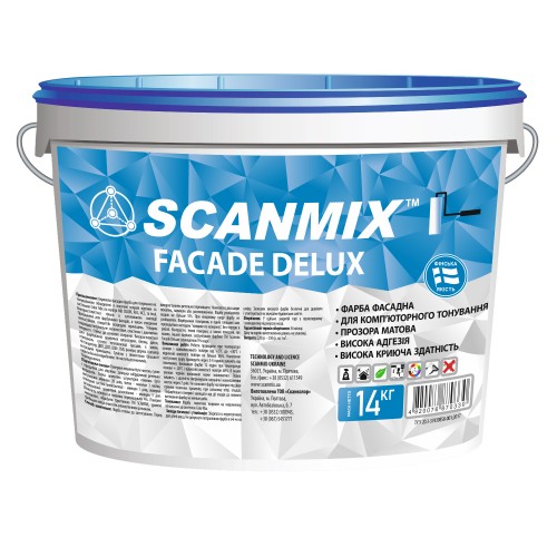 Краска фасадная Scanmix Fasade Deluxe 