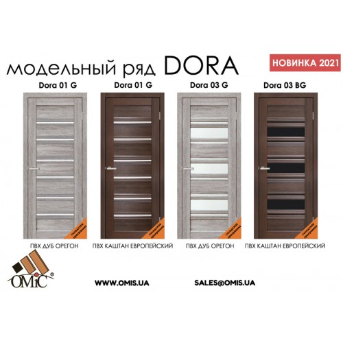 Двері міжкімнатні Dora 01 G
