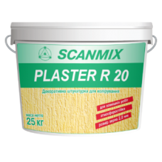 Штукатурка декоративная Scanmix Plaster R 20 "короед" 2 мм 25кг Штукатурка декоративная Scanmix Plaster R 20 "короед" 2 мм 25кг