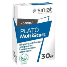 Гіпсова штукатурка для машинного нанесення Plato Multistart 30 кг Гіпсова штукатурка для машинного нанесення Plato Multistart 30 кг