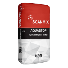 Гідроізоляційна суміш Scanmix Aquastop 650 Гідроізоляційна суміш Scanmix Aquastop 650
