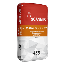 Штукатурка декоративная Scanmix MIKRO Dekor "короед" 2 мм 25 кг Штукатурка декоративная Scanmix MIKRO Dekor "короед" 2 мм 25 кг