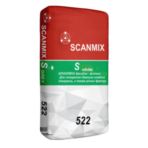 Шпаклівка фінішна Scanmix S белая 20 кг