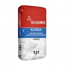 Раствор для кладки пено-газоблока  Scanmix Kladka 25 кг Раствор для кладки пено-газоблока  Scanmix Kladka 25 кг